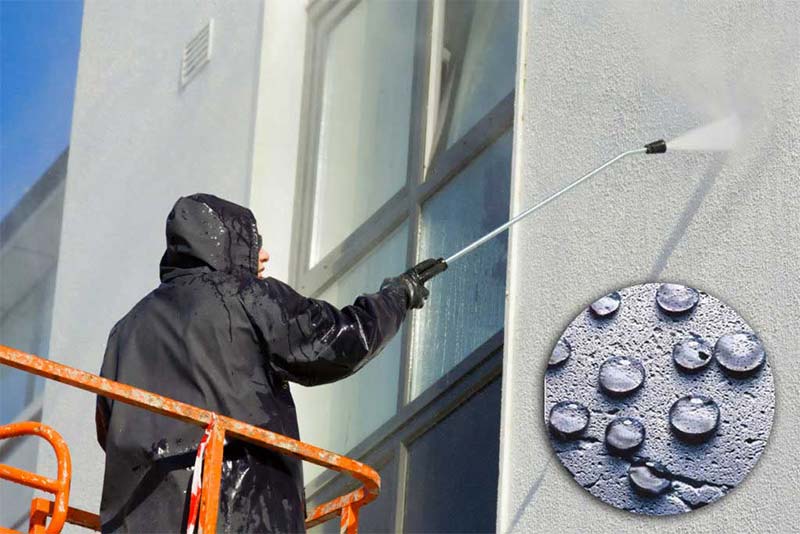 Ravalement peinture façade : nettoyage, démoussage, ravalement peinture façade et imperméabilisation hydrofuge façade : intervention dans le Morbihan (56) le Finistère (29) et les Côtes d’Armor (22) - SA RENOV'TOIT 56