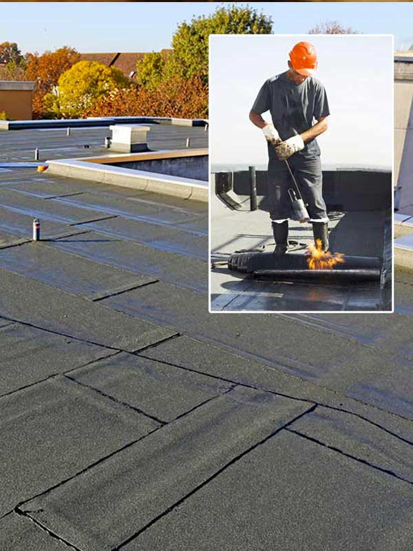 Etanchéité toit plat : artisan couvreur étancheur. Pose de membrane d’étanchéité toit plat terrasse : intervention dans le Morbihan (56) le Finistère (29) et les Côtes d’Armor (22) - SA RENOV'TOIT 56